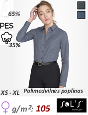 K514 - Ladies' Long Sleeve Mandarin Collar Shirt